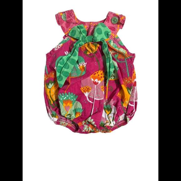 Jelly the Pug Girl Romper  girls 6 Mo - Picture 1 of 3